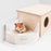 Niteangel Small Animal Sand-Bath Box - Acrylic Critter's Sand Bath Shower Room & Digging Sand Container for Hamsters Mice Lemming Gerbils or Other Small Pets