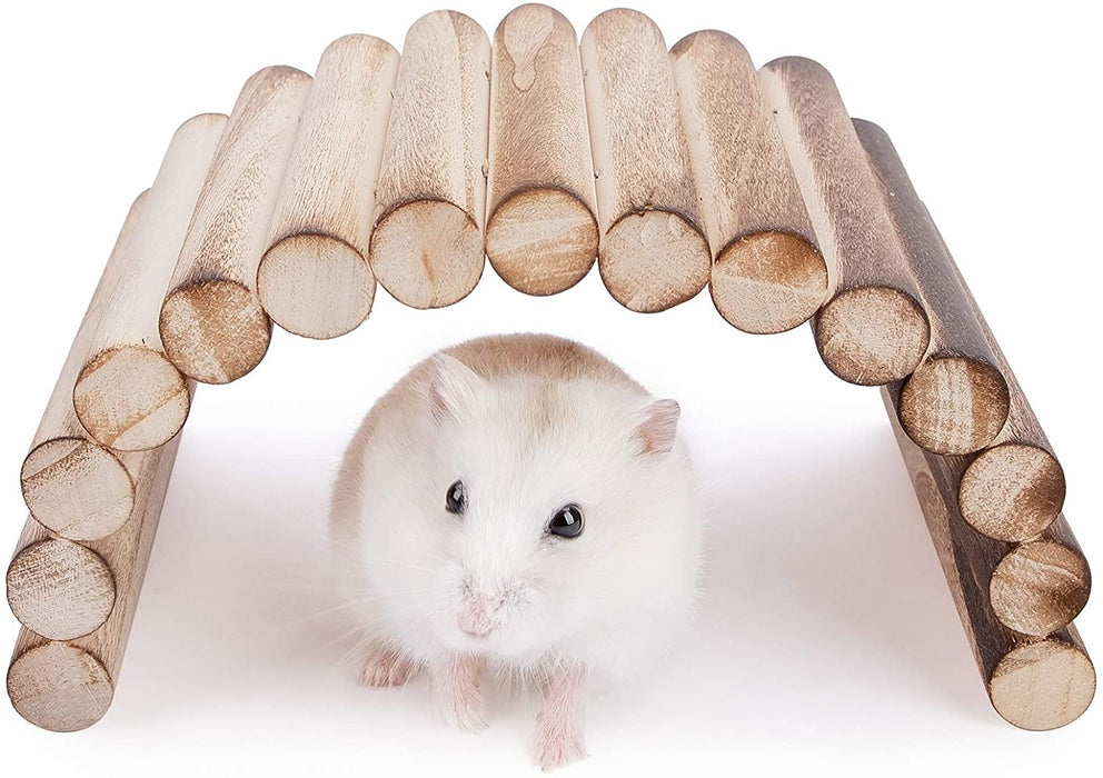 Niteangel Small Animal Climbing Toys - Suspension Bridge Ladder for Hamsters Gerbils Mice Rats or Other Small Pets