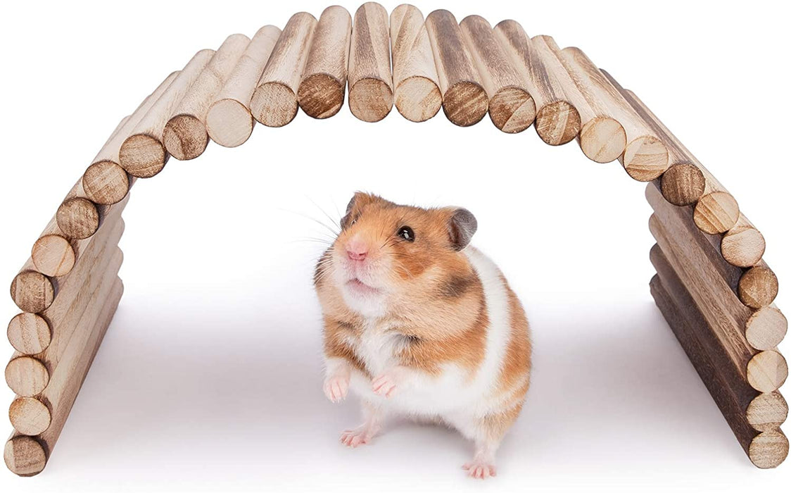 Niteangel Small Animal Climbing Toys - Suspension Bridge Ladder for Hamsters Gerbils Mice Rats or Other Small Pets