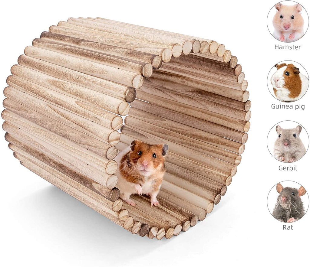 Natural Paper Tube with Dried Herbs and Flowers for Hamsters — Niteangel Pet