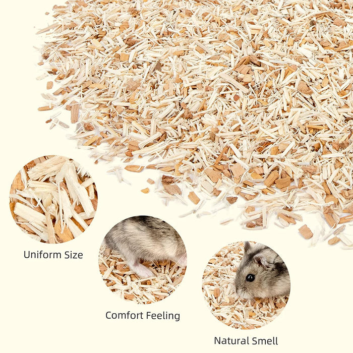 Niteangel Classic Mix Natural & Soft Hamster Bedding for Syrian Dwarf Hamsters Gerbils Mice Degus or Other Small-Sized Pet