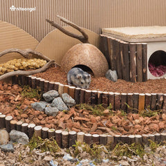 Niteangel Coco Chips/Peat Dry Digging & Burrowing Base for Rodent Pets