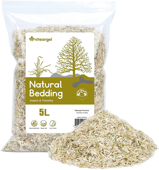 Niteangel Natural & Soft Nesting Mix Hamster Bedding for Syrian Dwarf Hamsters Gerbils Mice Degus or Other Small-Sized Pet