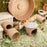 Niteangel Hamster Cardboard Paper Tunnel Set - DIY & Build Unique Tube Burrow as Hideout for Small Sized Animals Like Hamsters Mouse Gerbils Mice
