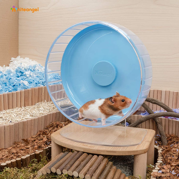 Hamster Cage Niteangel Super-Quiet Hamster Wheel With Pedometer