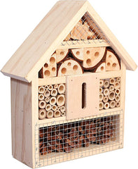 Niteangel Natural Wooden Insect Hotel, Garden Insect House for Ladybugs, lacewings, Butterfly, Bee, Bug