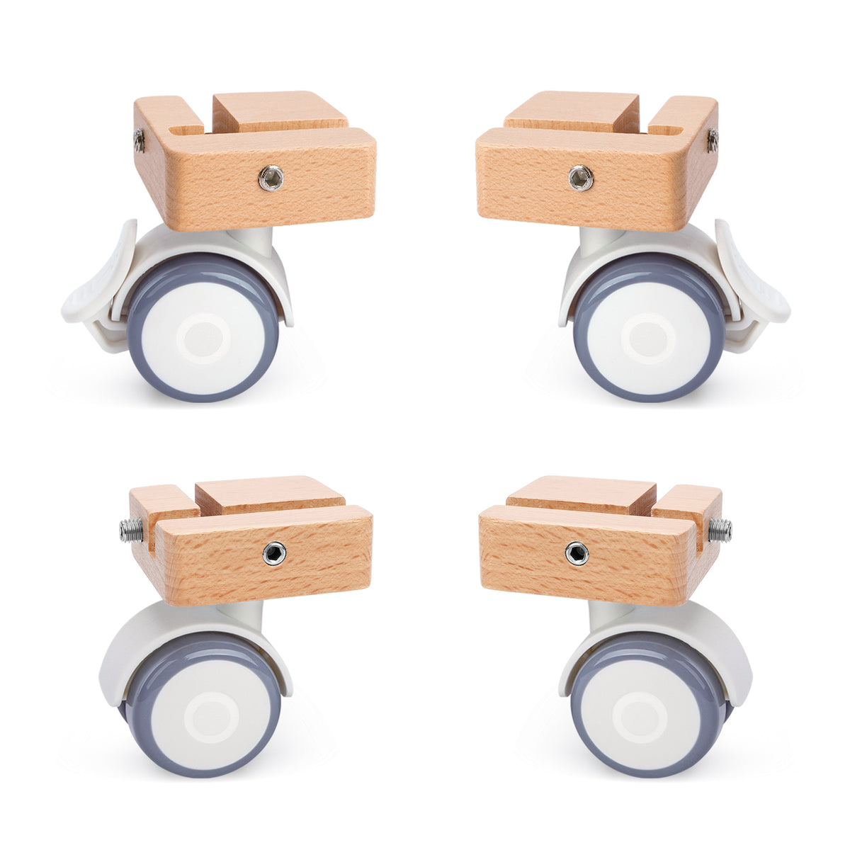 Niteangel Supplement Universal Wheel - Only Fits for Niteangel Vista Series - MDF Aspen Hamster Cage to Move Your Hamster Cage Simply (For Niteangel Vista - Oblique Opening Door)