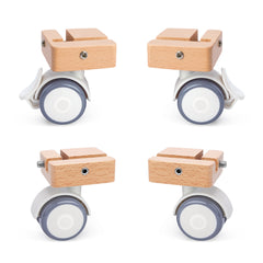 Niteangel Supplement Universal Wheel - Only Fits for Niteangel Vista Series - MDF Aspen Hamster Cage to Move Your Hamster Cage Simply (For Niteangel Vista - Oblique Opening Door)