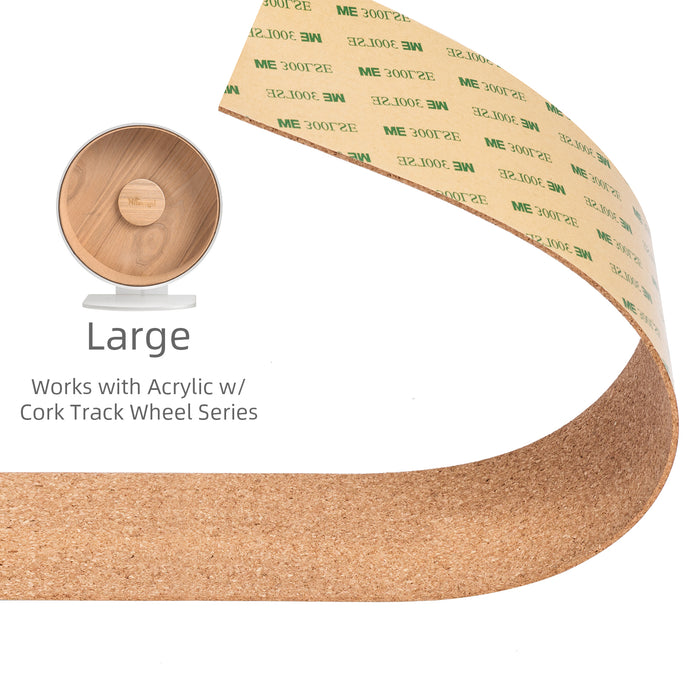 Niteangel Replacement Cork Running Track - Fits for Wooden Hamster Wheel Series | Acrylic Hamster Exercise Wheel w/ Cork Track | Dark Cloud Hamster Wheel Series