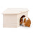 Niteangel Hamster House for Hamsters Gerbils Mice or Similar-Sized Pets (Triangle-Shaped Hamster Hut)