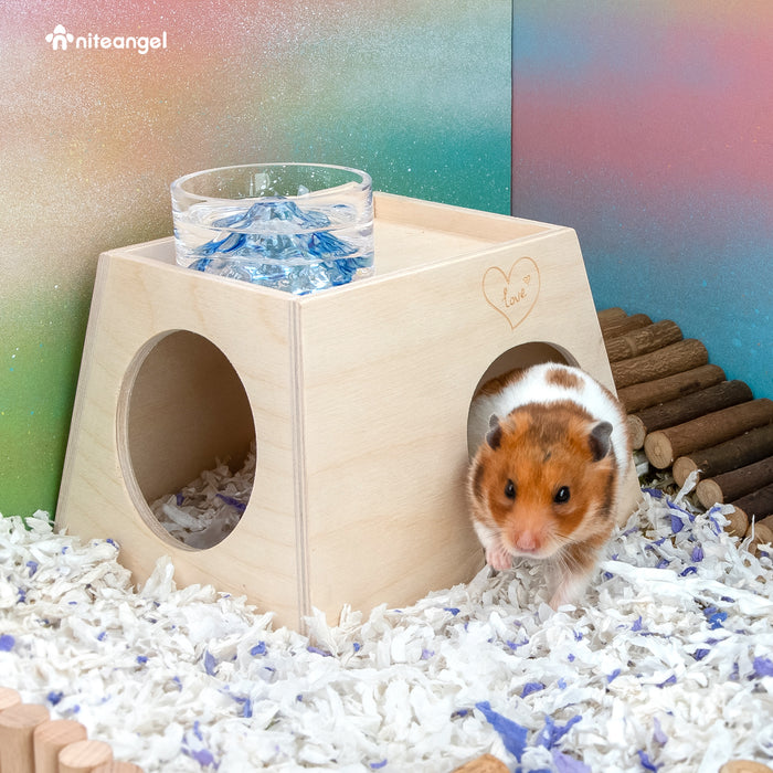 Niteangel Woodland Small Animal Hideout:- for Dwarf Syrian Hamsters Gerbils Mice Rats Degus or Other Similar-Sized Pets
