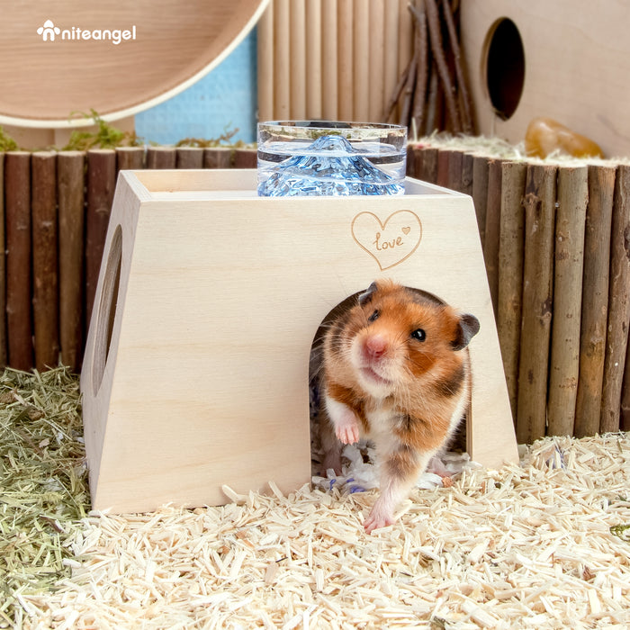 Niteangel Woodland Small Animal Hideout:- for Dwarf Syrian Hamsters Gerbils Mice Rats Degus or Other Similar-Sized Pets