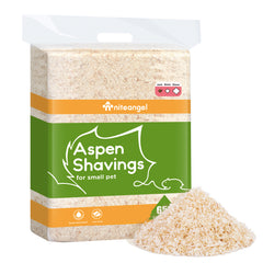 Niteangel 65L Aspen Shaving Hamster Beddings for Syrian Dwarf Hamster Gerbil Mice Degu Rat Rabbit Bunny Guinea Pig Chinchilla Hedgehog or Other Small Pets