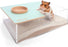 Niteangel Small Animal Sand-Bath Box - Acrylic Critter's Sand Bath Shower Room & Digging Sand Container for Hamsters Mice Lemming Gerbils or Other Small Pets