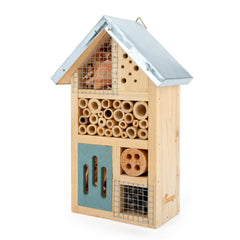 Niteangel Natural Wooden Insect Hotel, Garden Insect House for Ladybugs, lacewings, Butterfly, Bee, Bug