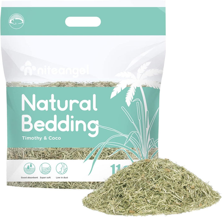 Niteangel Lively Mix Natural & Soft Hamster Bedding for Syrian Dwarf Hamsters Gerbils Mice Degus or Other Small-Sized Pet